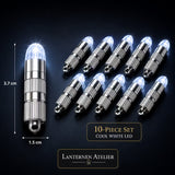LED-Lichter fuer Papierlampions im 10er Set