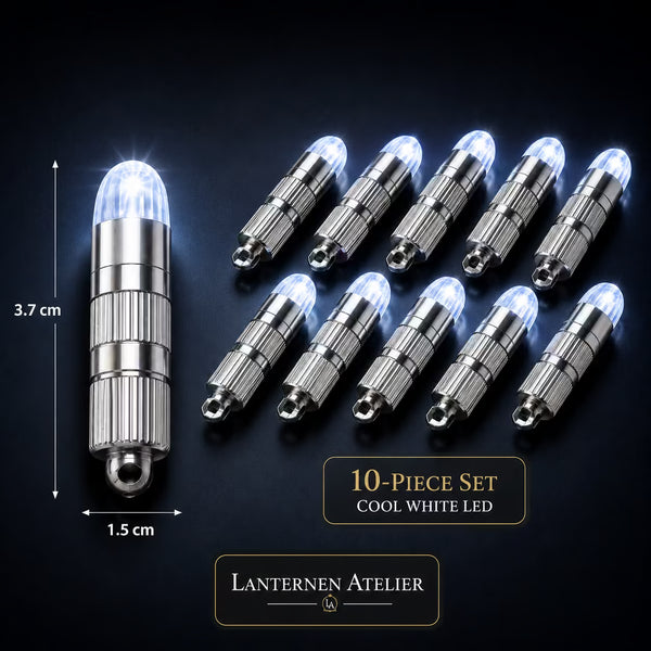 LED-Lichter fuer Papierlampions im 10er Set