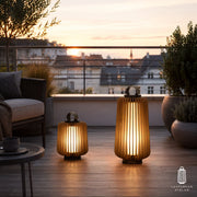 Akku-Outdoor-Laternen wetterfest in verschiedenen Größen für Balkon und Terrasse