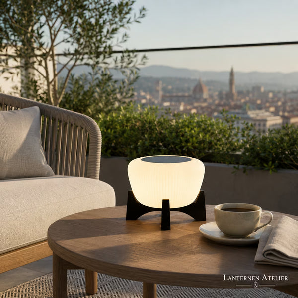 Moderne Solar-Pfeilerlaterne für Hauseingang & Garten