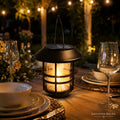Solar-Hängelaterne Warmweiß für Garten & Zaun