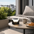 Edelstahl-Solar-Pfeilerlaterne für Hauseingang & Garten
