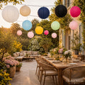 Papierlampions 5er Set in vielen Farben